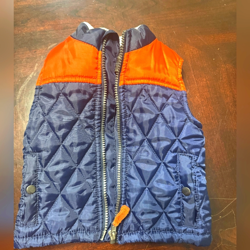 Little lad Boy Zip Front Vest - Picture 1 of 3